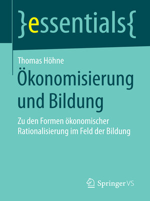 cover image of Ökonomisierung und Bildung